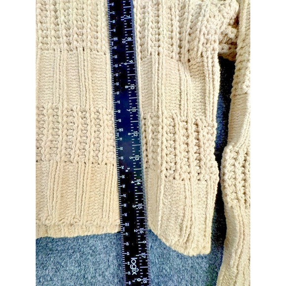 Altar'd State Womens Brown Knit Crop Turtleneck Sweater Sz XS Chunky Slouchy - Picture 9 of 9